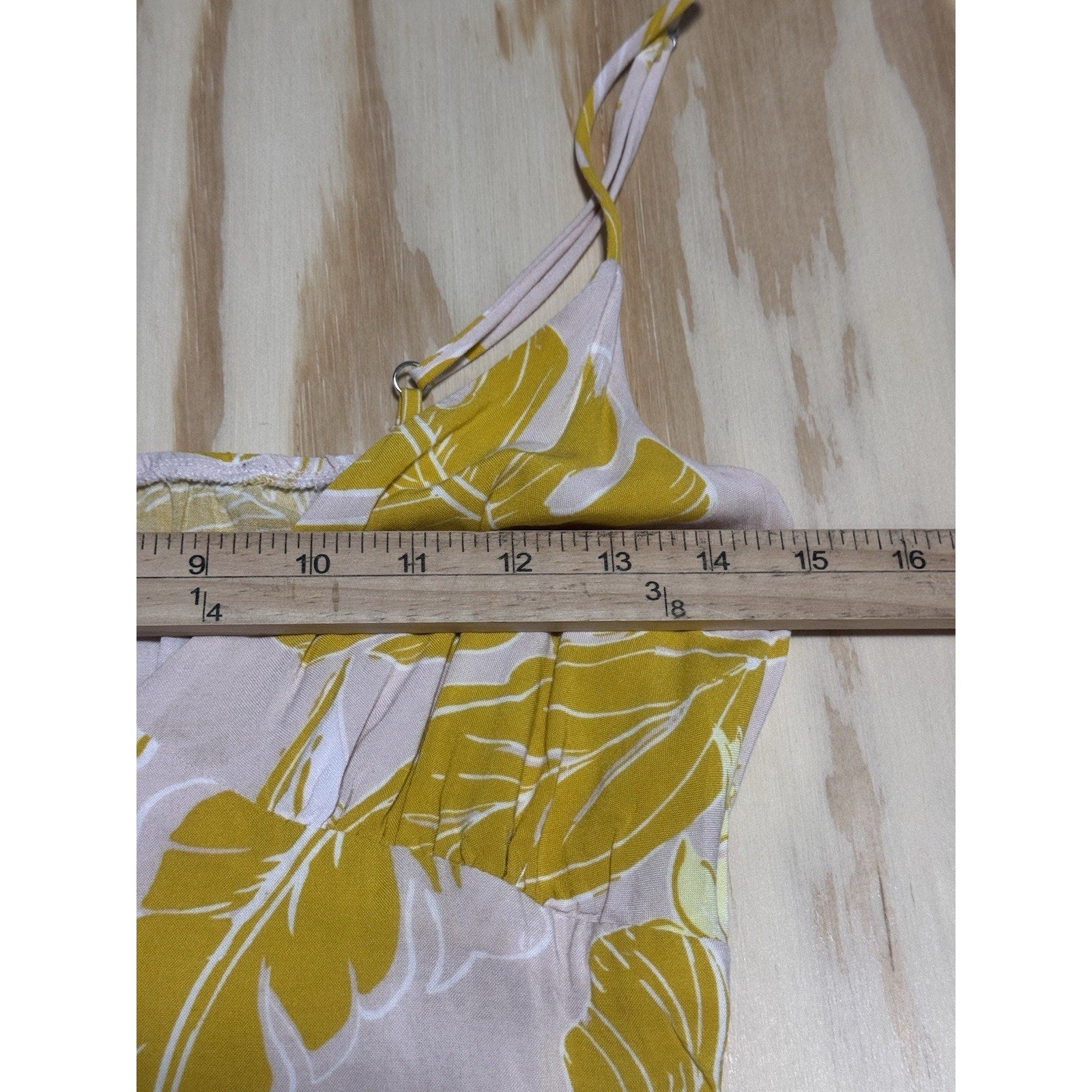 Wild Fable Sundress MIDI Beach Slip Dress Yellow Floral Women's Sz Small