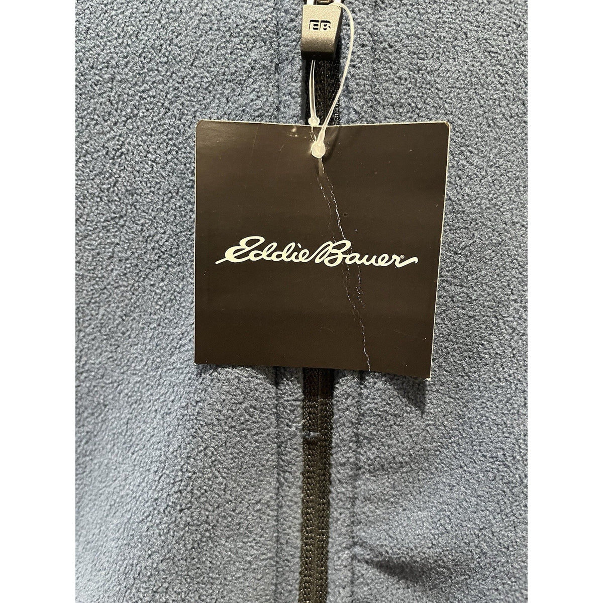 NWT Eddie Bauer Men's Quest Fleece Full Zip Pullover Blue Gray Small MSRP $70