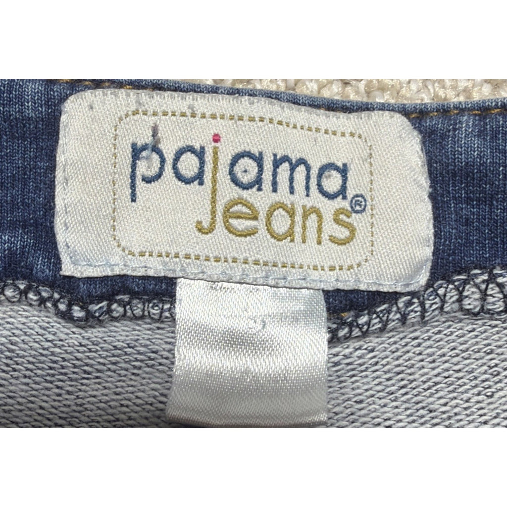 PAJAMA JEANS WOMEN'S PULL-ON BOOT LEG BLUE JEANS STRETCHY 30x27