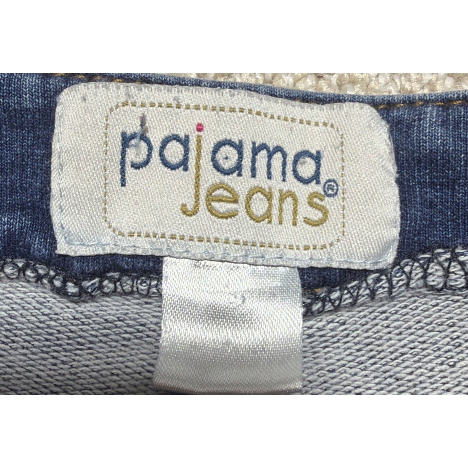 PAJAMA JEANS WOMEN'S PULL-ON BOOT LEG BLUE JEANS STRETCHY 30x27