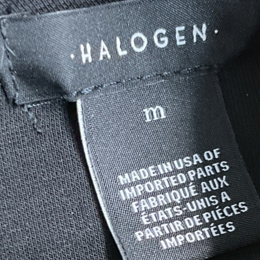 NWT Nordstrom Halogen Soft Stretch cut out detail long sleeve top Size Medium