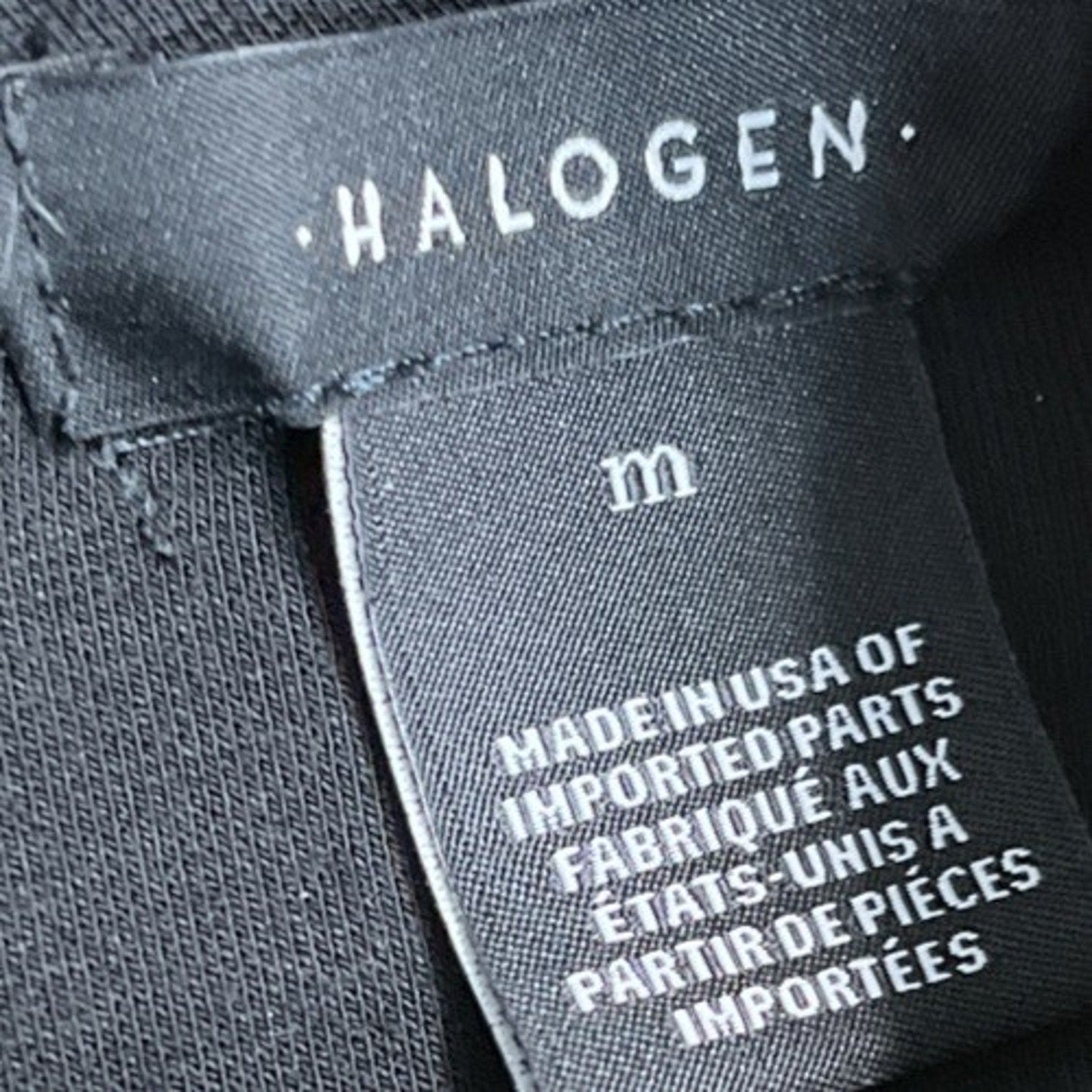 NWT Nordstrom Halogen Soft Stretch cut out detail long sleeve top Size Medium