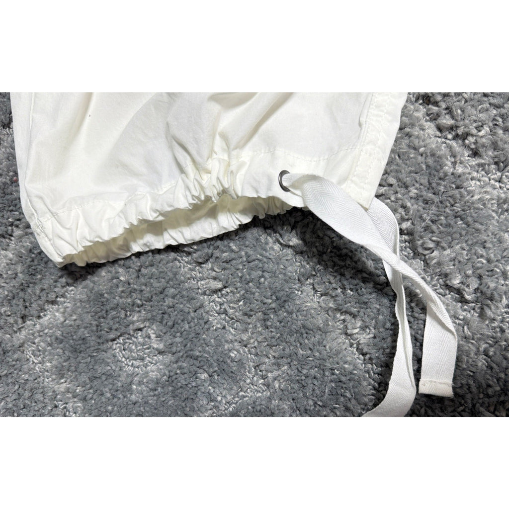 Wild Fable Women's Lightweight Pull On Wide Leg Baggy Cargo Pants Off White XS