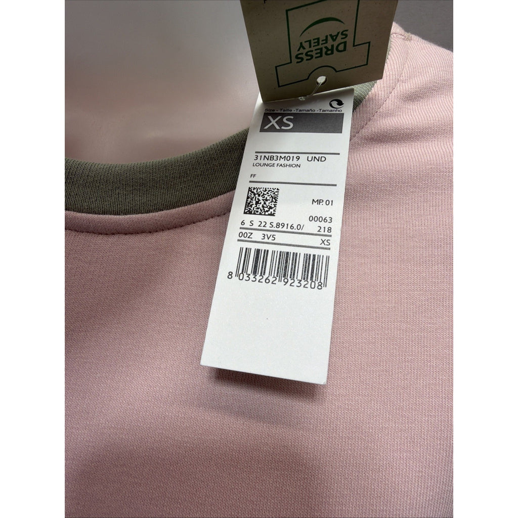 United Colors Of Benetton Oversized Sweater Womens Colorblock Pastel XS New