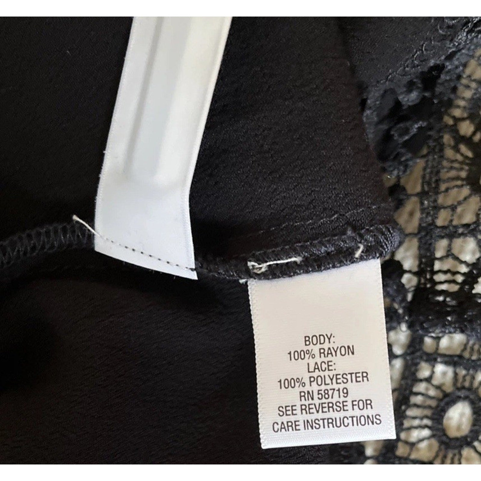 Studio Works Burnout cardigan sweater, Black with lace & sleeve trim, NWT 2X