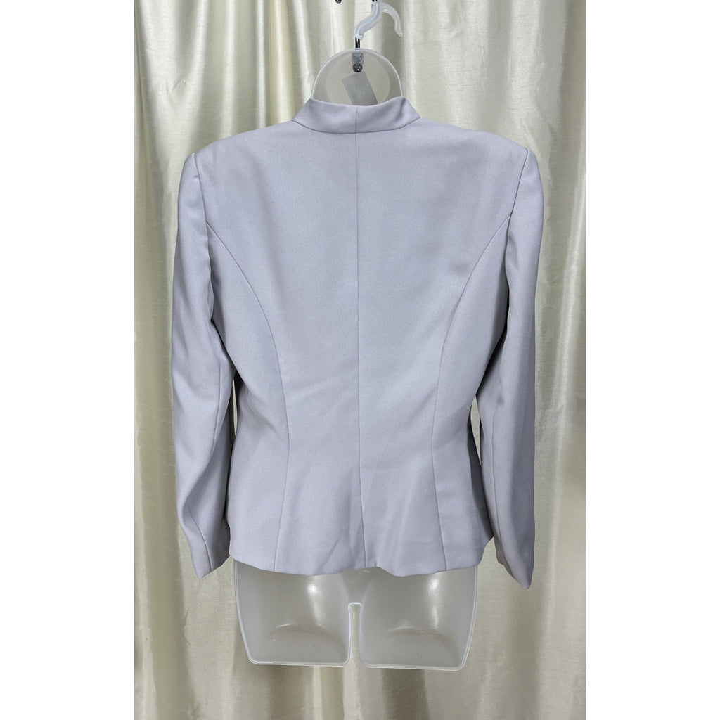 Donna Morgan Petites Top Women’s Size 8 Lavender Embroidered Floral Button Up