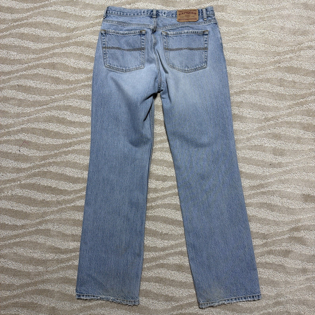Vintage Women's Express Jeans Precision Fit Low Rise Boot Cut Size11/12 32x32
