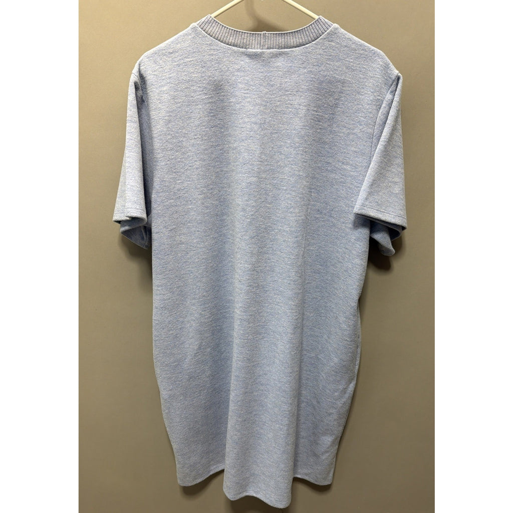 Steve Madden Women's Blue Short Sleeve Sweater Dress Size XXL New MSRP 79.00