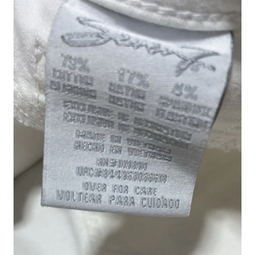 Seven7 Breezy Crop Pant Skimmer Skinny White Size Raw Hem 30x19