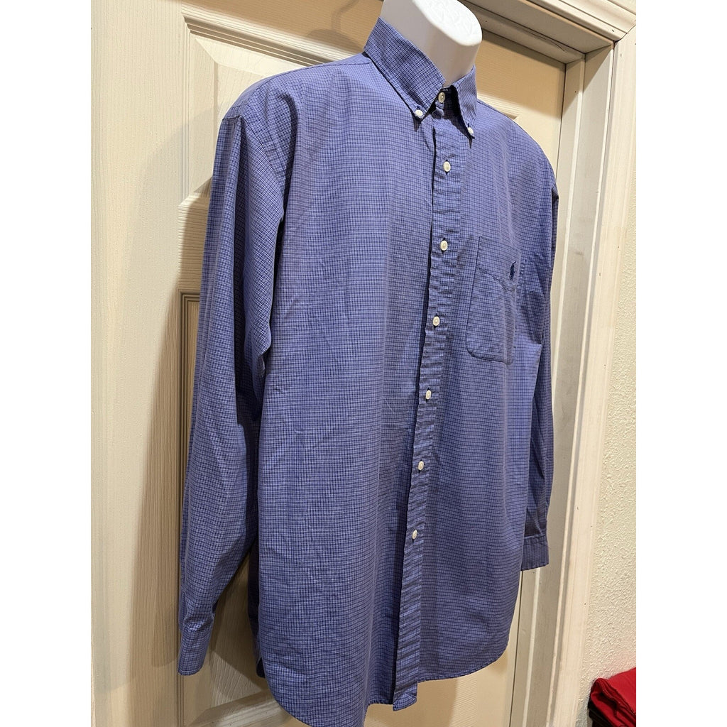 Ralph Lauren Blue Label Men's Blake 100% Cotton Long SLeeve Shirt Size M