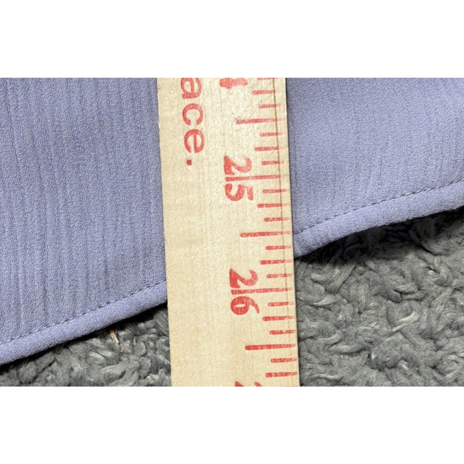 Loft Women XL Lavender Ruffled Preppy Button Down Long Sleeve Blouse