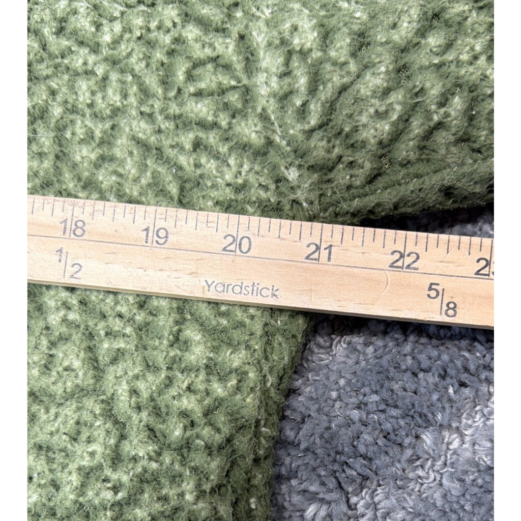 Live Oak Brand Jacket Mens Small Green Fleece 1/4 Zip Long Sleeve Side Pockets