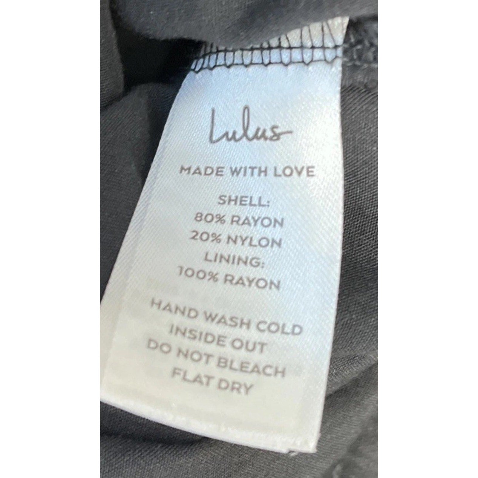 Lulus High Waisted Wide Leg Pants Size M Black