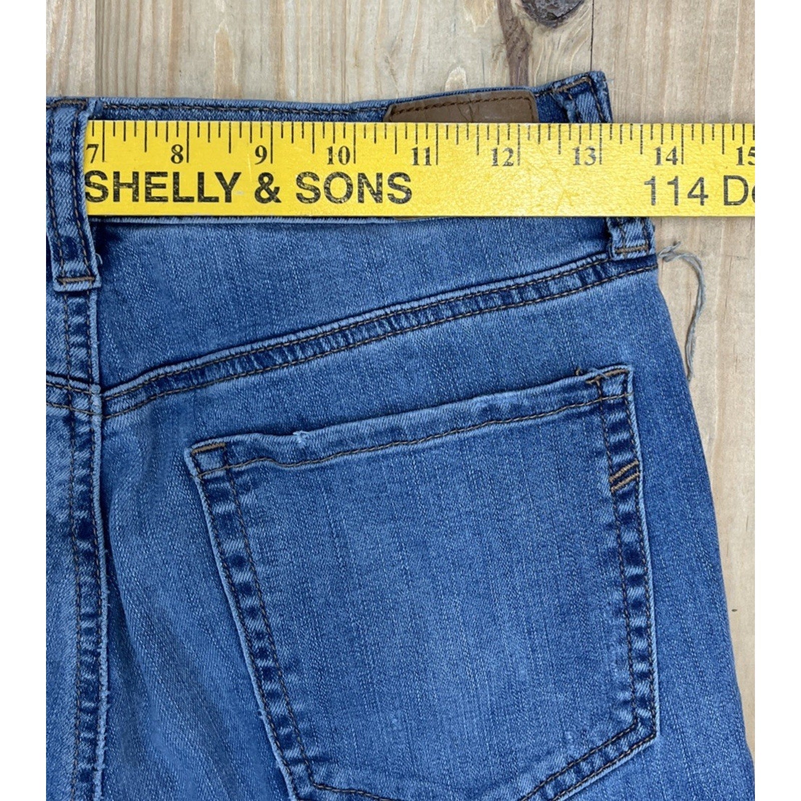 Aeropostale Womens Jeans High Waisted Ankle Jegging Distressed Size 8