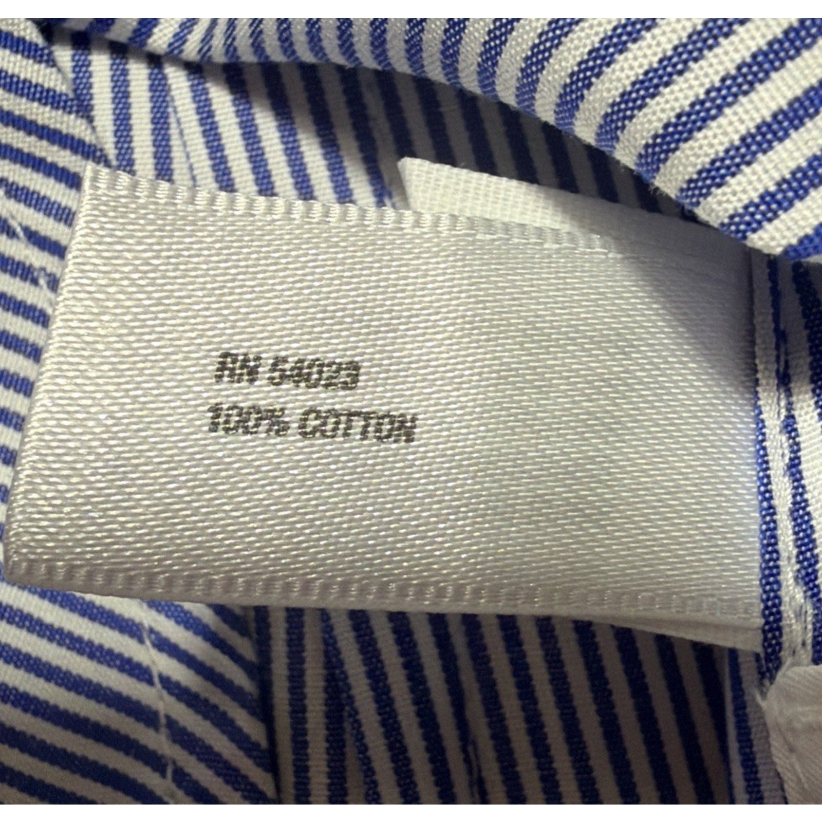 New GAP Women Fitted Blue & White Striped Button Up Shirt Long Sleeve NWT 2009