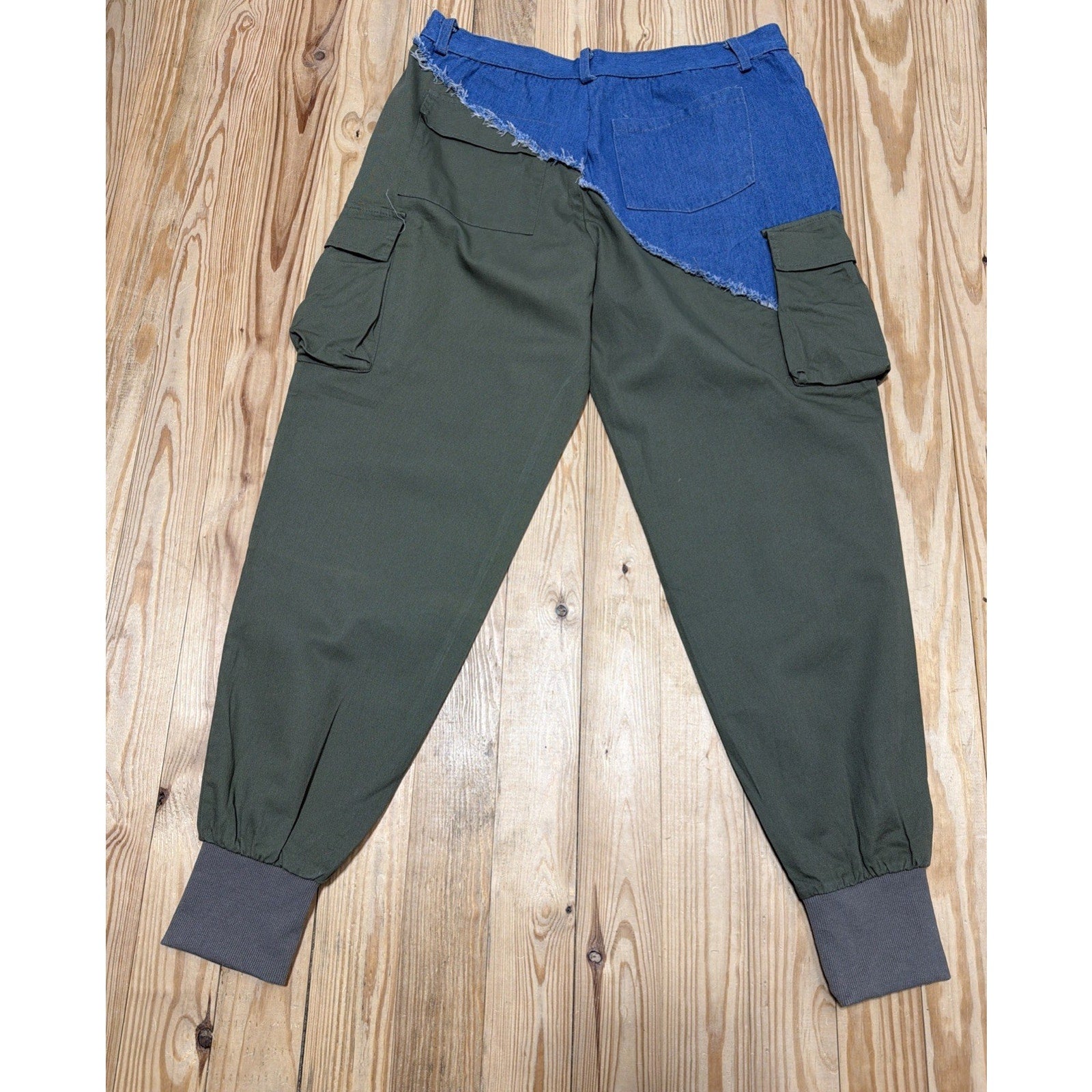 Jogger Mens Size 36 Ripstop Textured Pathwork Cargo Pants