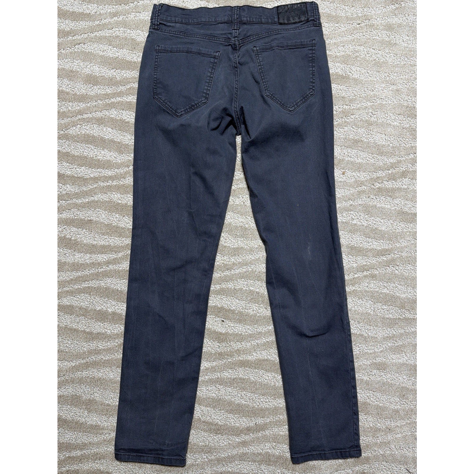 Mutual Weave slim Straight Fit Jeans Men's 32x34 Gray Denim stretch