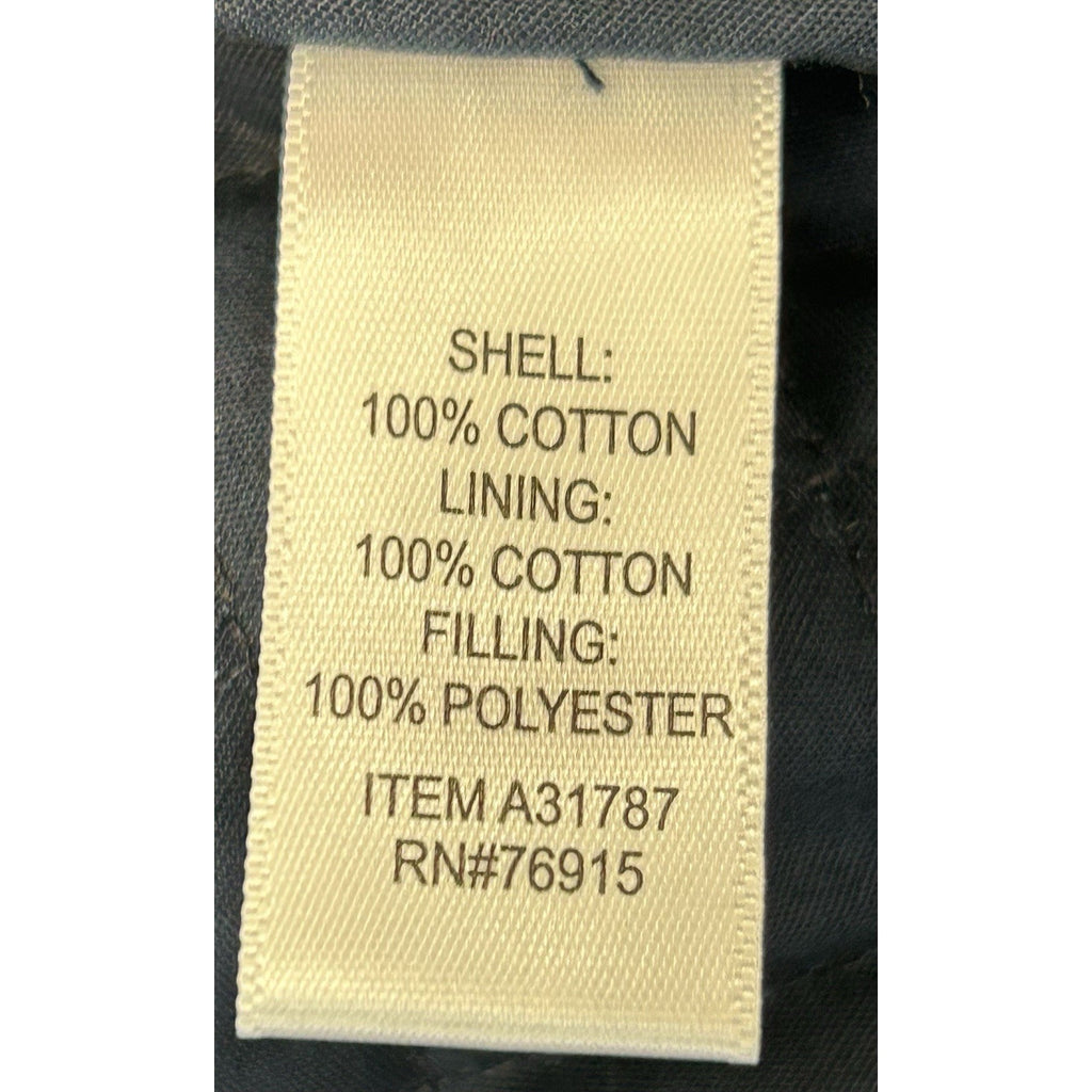 Appleseeds Women’s Petite PM Navy PLAID Quilted lined Jacket