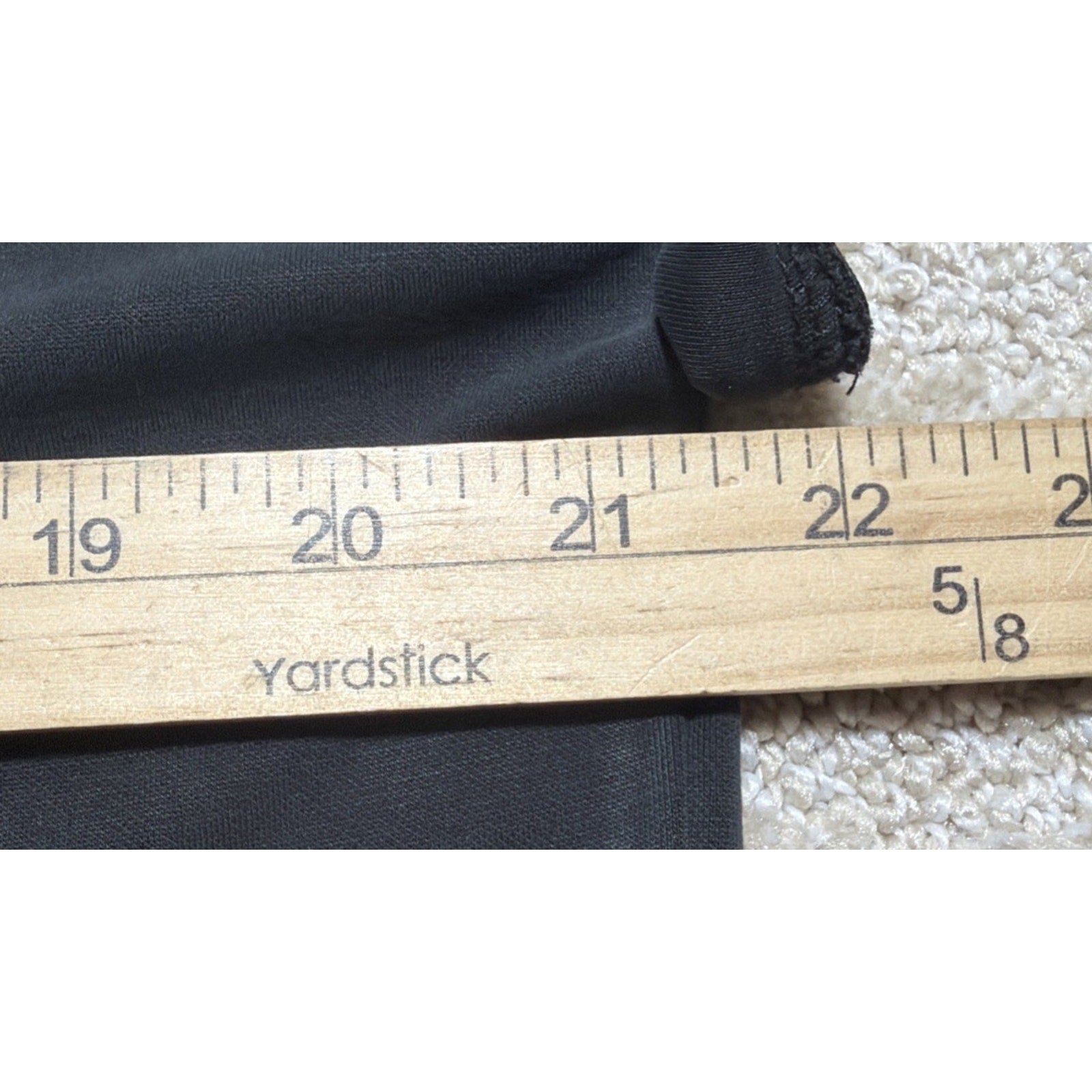 Cable & Gauge Studio Black Modal Blend Short Sleeve Button Size M Stretch