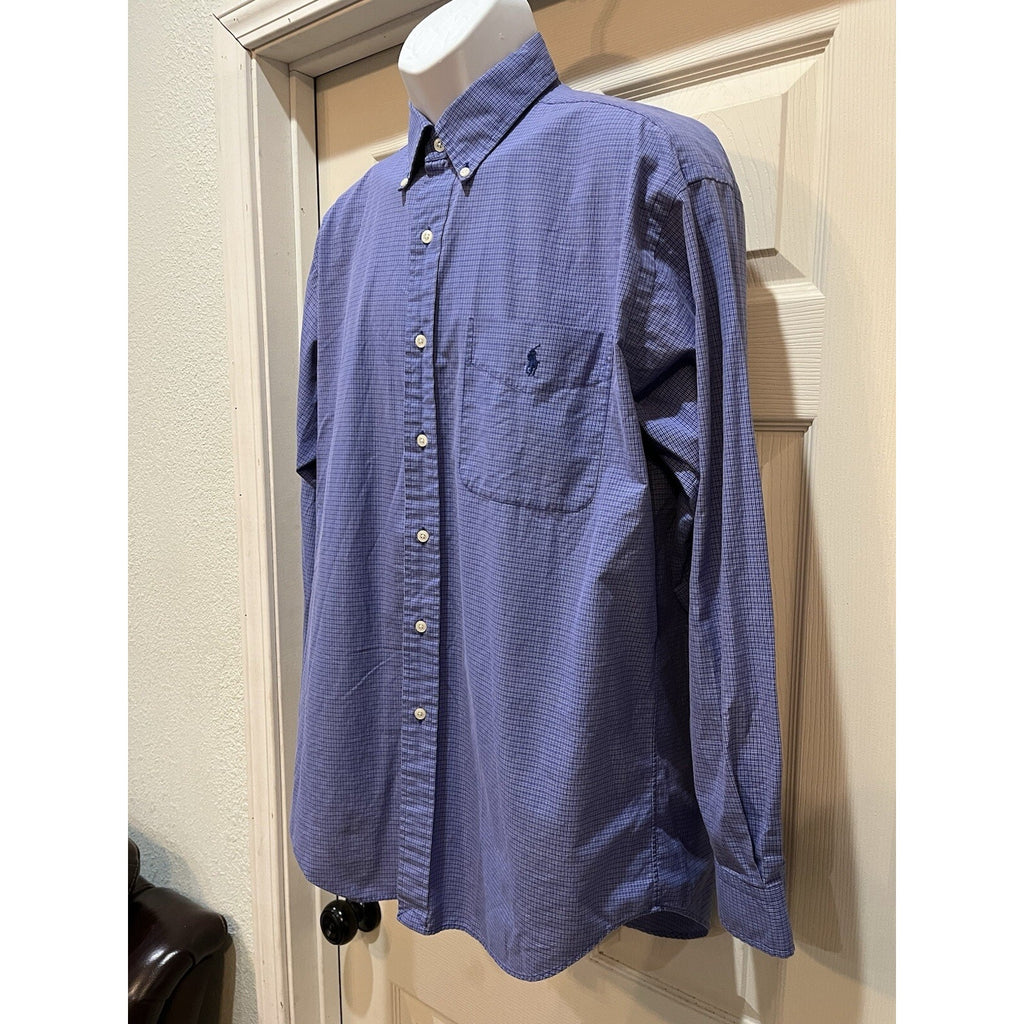 Ralph Lauren Blue Label Men's Blake 100% Cotton Long SLeeve Shirt Size M