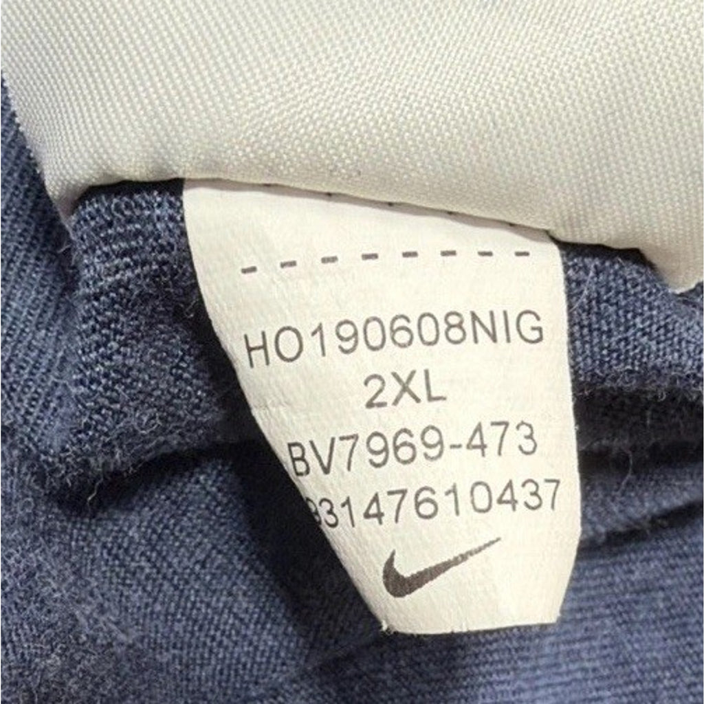 NIKE TEE dri fit Men’s long sleeve pull over athletic shirt navy blue XXL