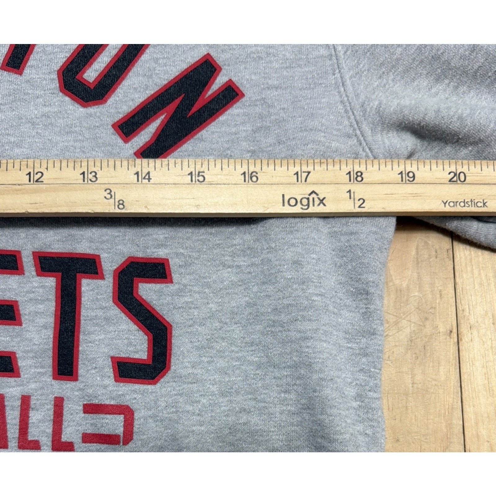 Houston Rockets NBA Fanatics Crew Neck Long sleeve Sweatshirt Mens Sz Small Gray