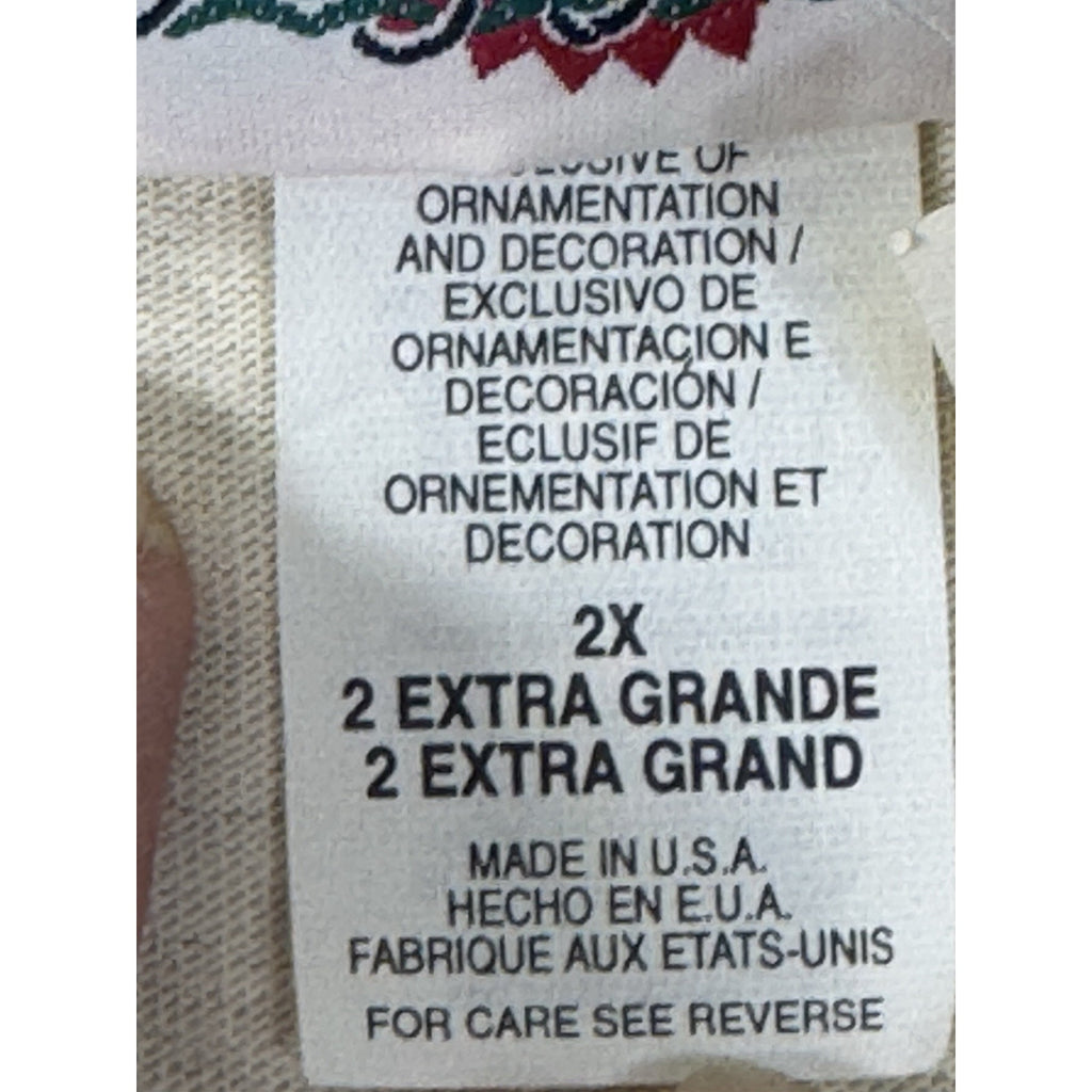 Day Breeze Women's Short Sleeve Cottage Scene Graphics T-shirt Sz 2X made In USA