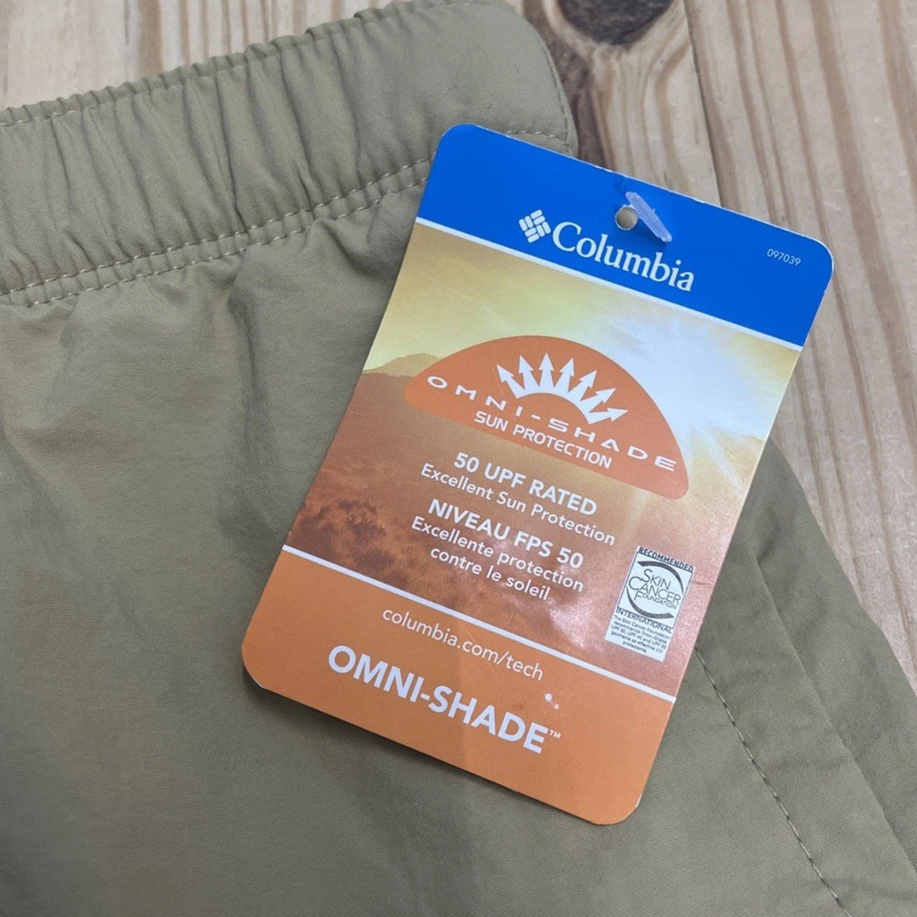 NWT Columbia Men's Omni-Shade Lined Relaxed Shorts 8”- Small