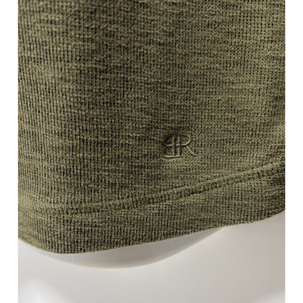 Banana Republic Double Crew Knit Shirt Size L Crewneck Long Sleeve Classic