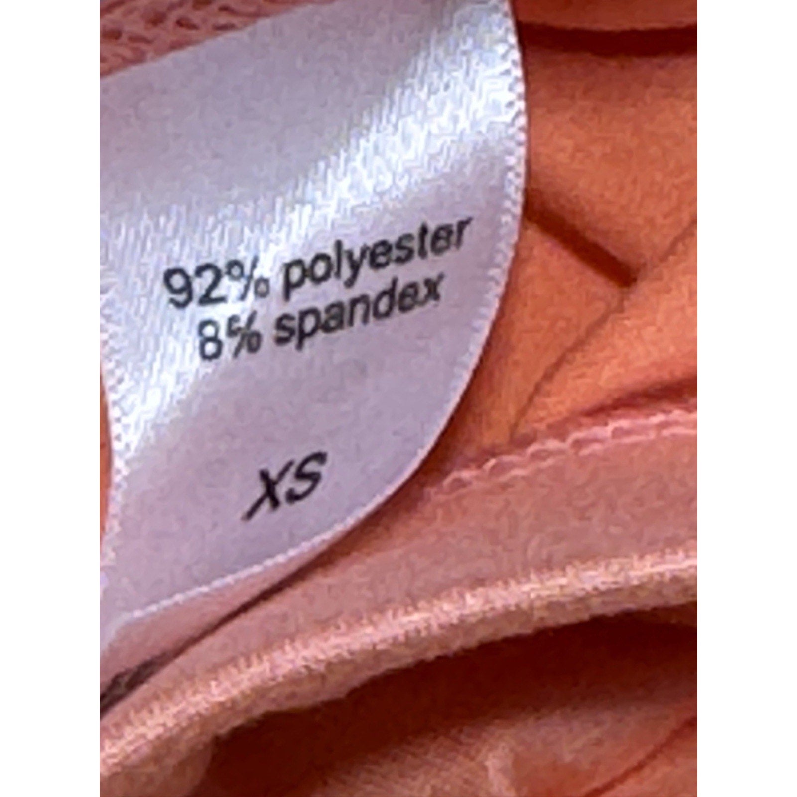 TEA COLLECTION CROPPED LEGGINGS PEACH STRETCH WAIST Girls XS