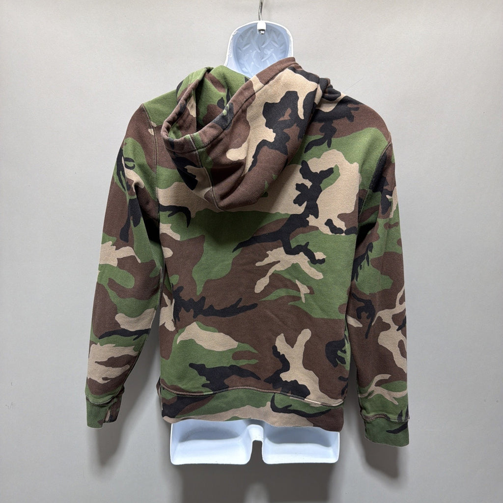 Polo Ralph Lauren Hoodie Fleece Sweatshirt Teen XL 18-20 Green Camo Full Zip