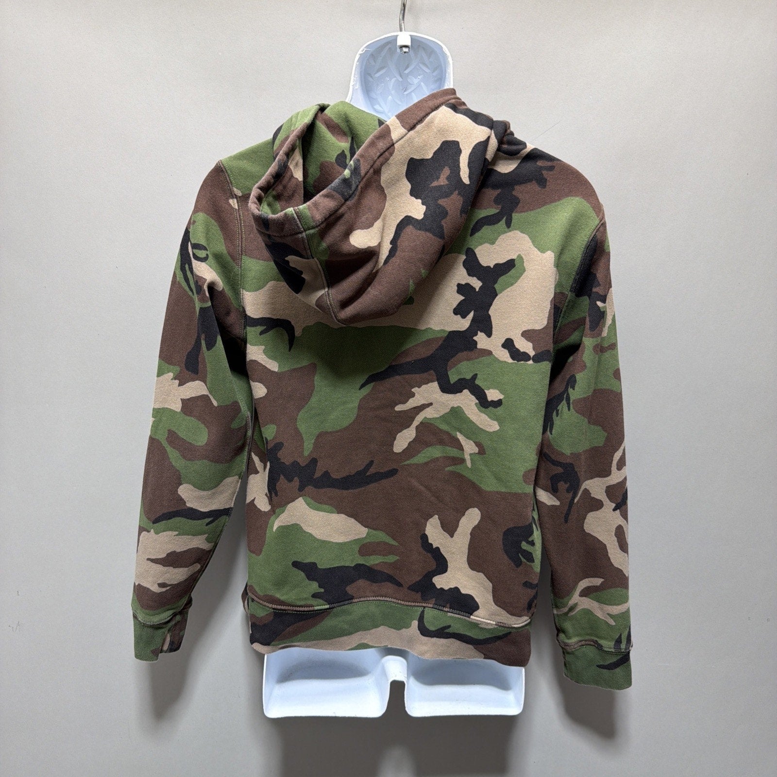 Polo Ralph Lauren Hoodie Fleece Sweatshirt Teen XL 18-20 Green Camo Full Zip