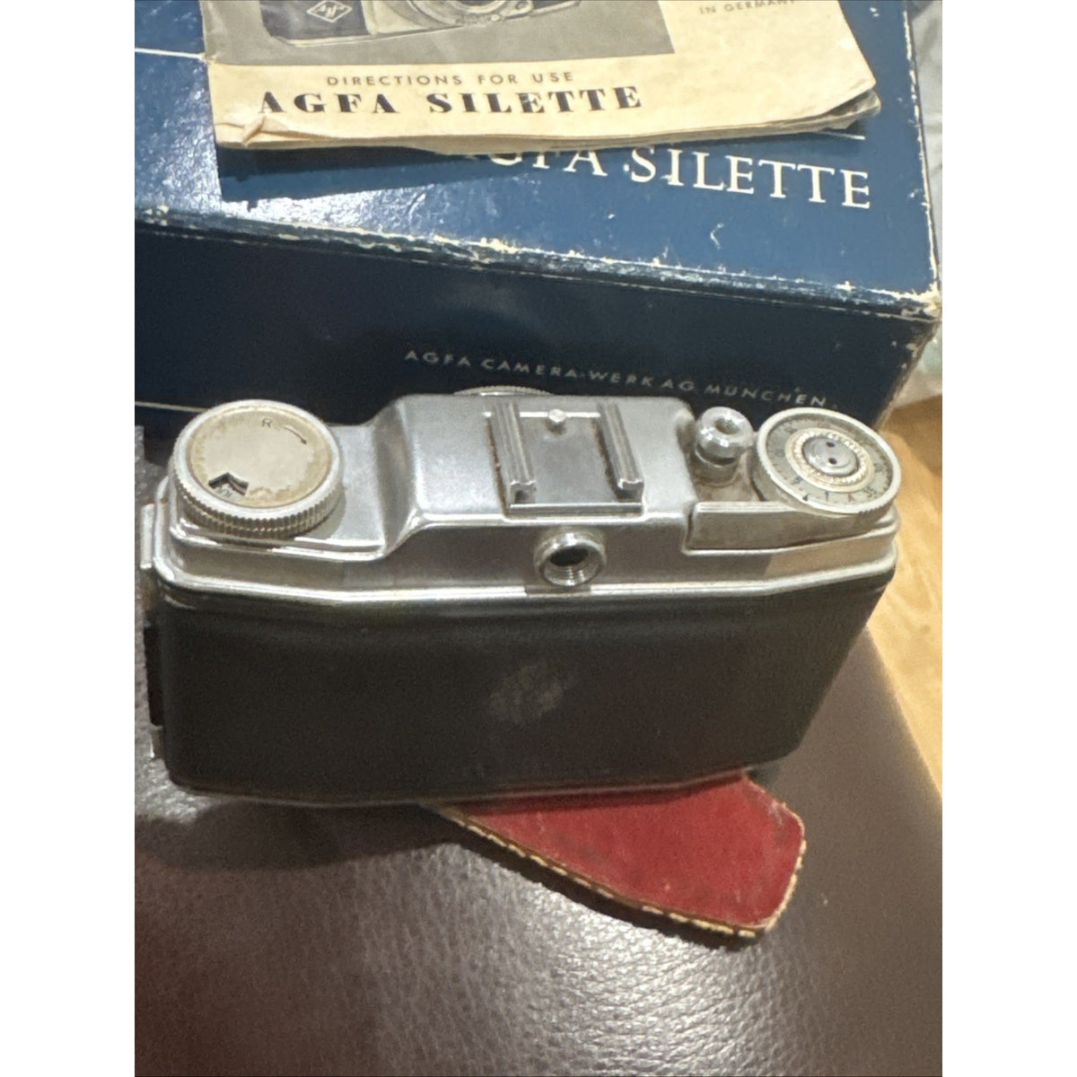 Vintage Agfa Silette 35mm Film Camera Agfa Apotar Lens Original Box Manual Case