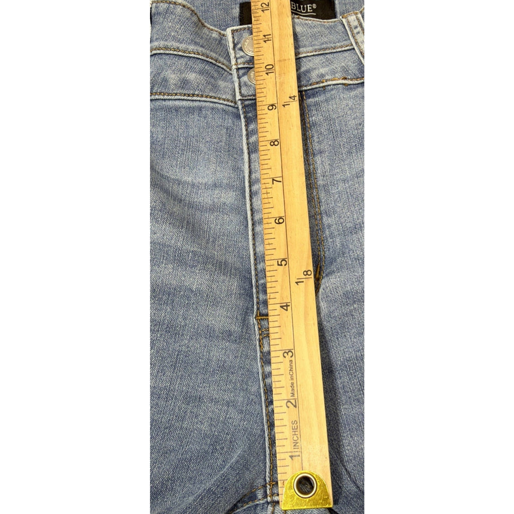 Judy Blue High Rise Wide Leg Crop Jeans in Medium Wash Size 14 32x25