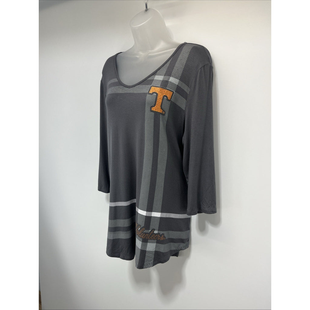 University Of Tennessee Vols P. Michael Embellished Tunic Gray Women’s XL NWT