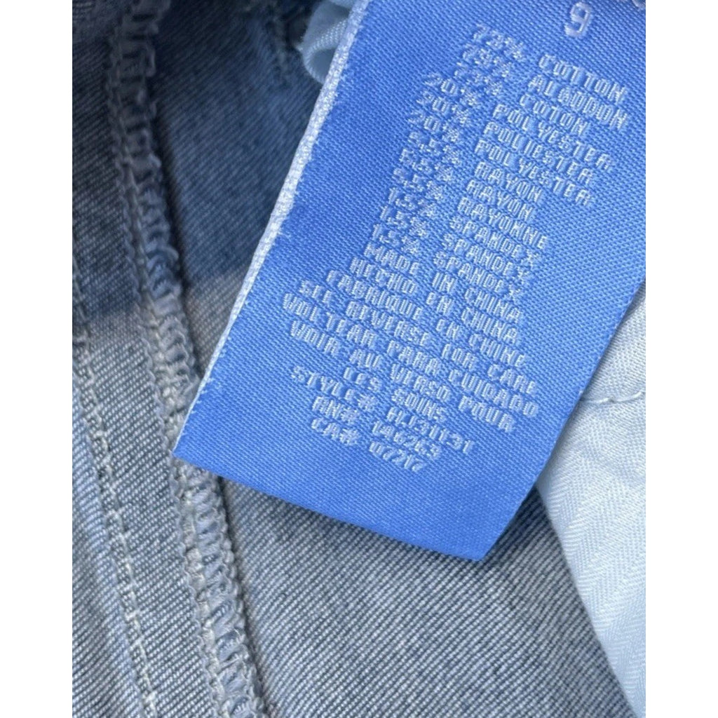 Hydraulic Y2K Denim Shorts Bailey Low Rise Distressed Embellished Pockets Sz 9