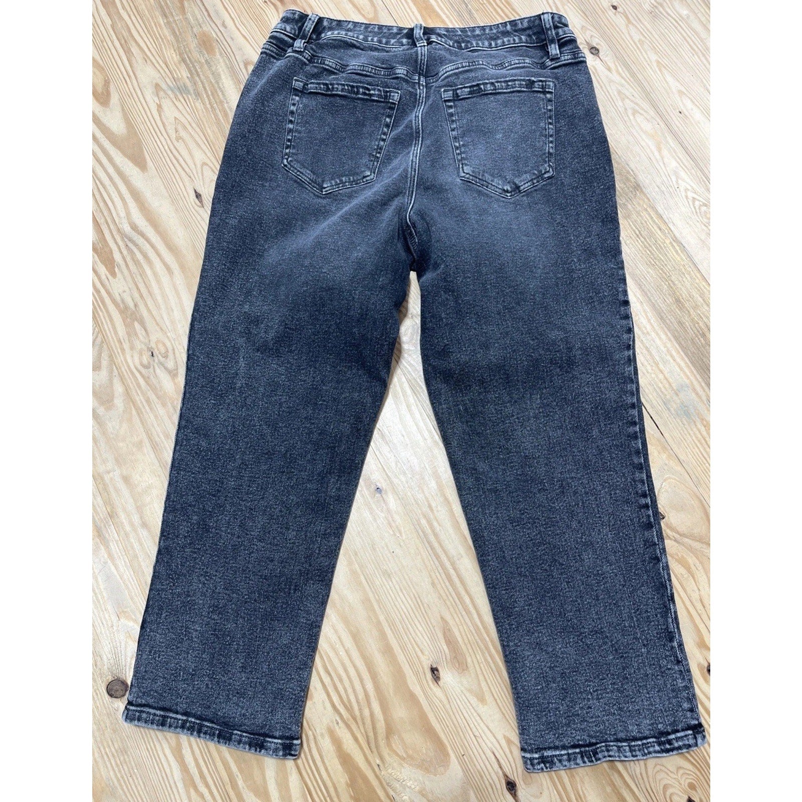 Lane Bryant Flex Magic Waistband Signature Fit Mid Rise Straight Ankle Jeans 12P