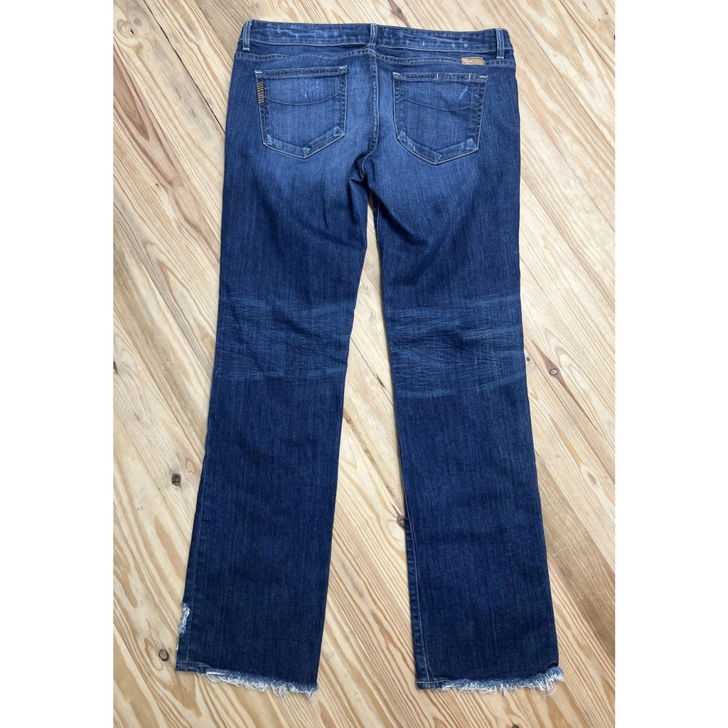 Paige Maternity Women's Jeans Sz 31 Jimmy Jimmy Boot Cut Distressed Stretch