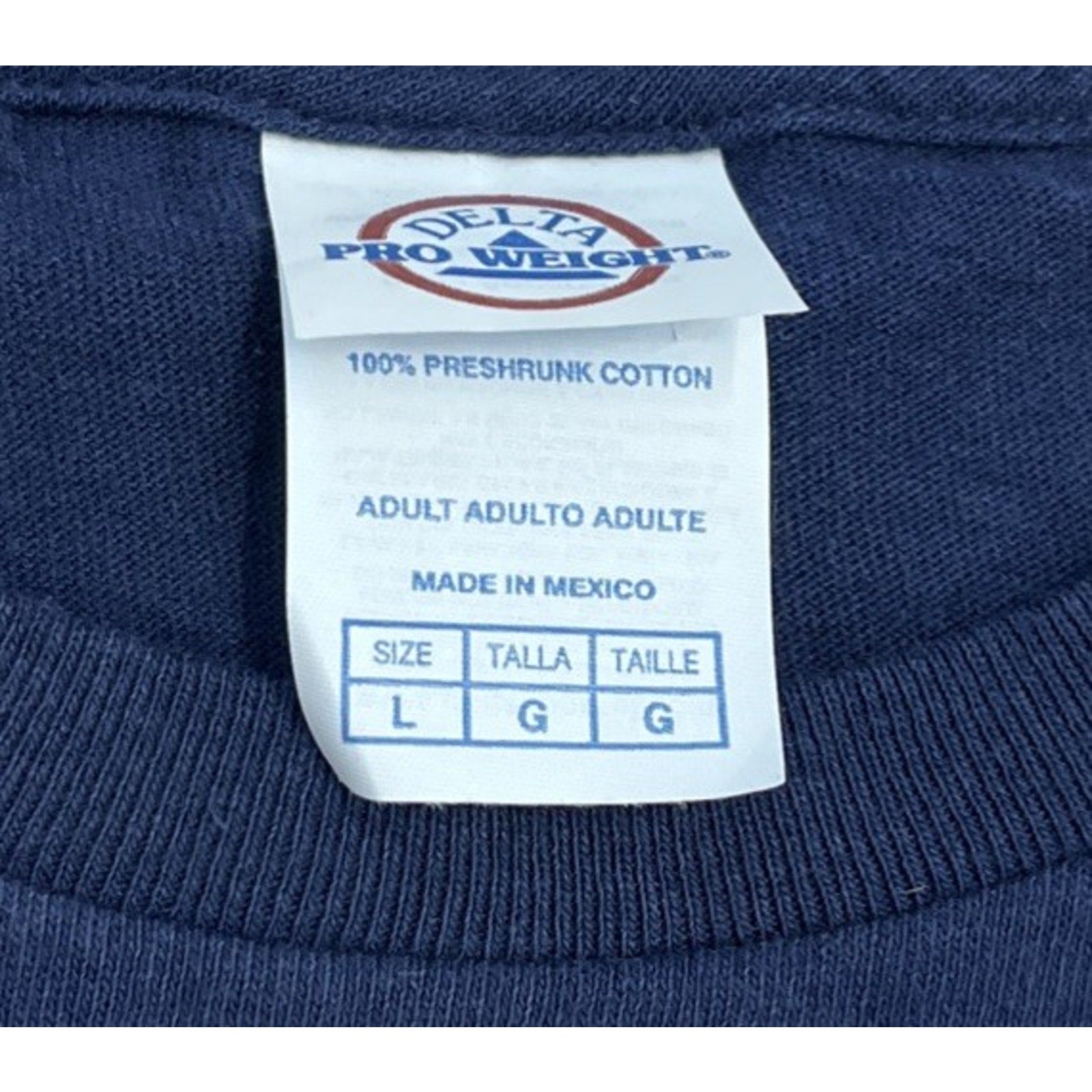 Memphis Showboats Graphic T Shirt Size Large Navy Blue