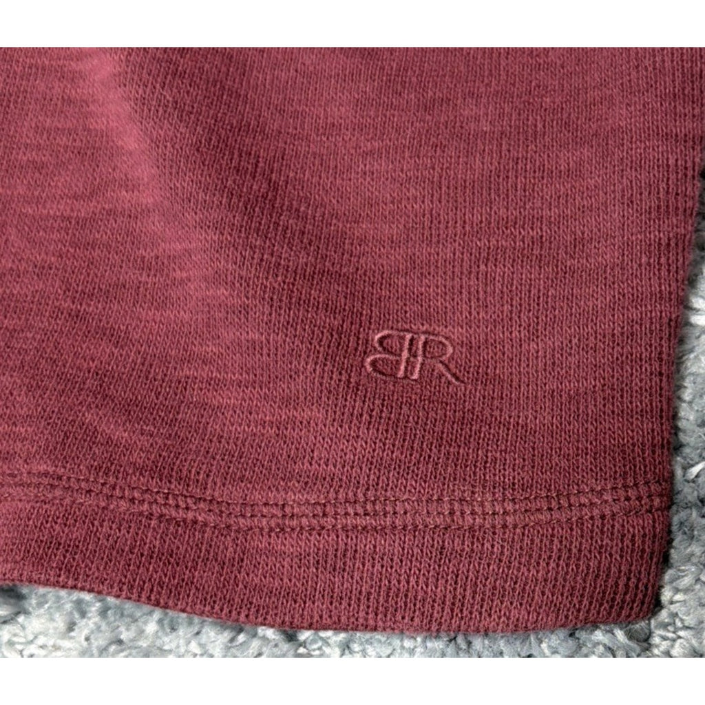 Banana Republic Sweater Mens Medium Red Pullover Crewneck Cotton Long Sleeve