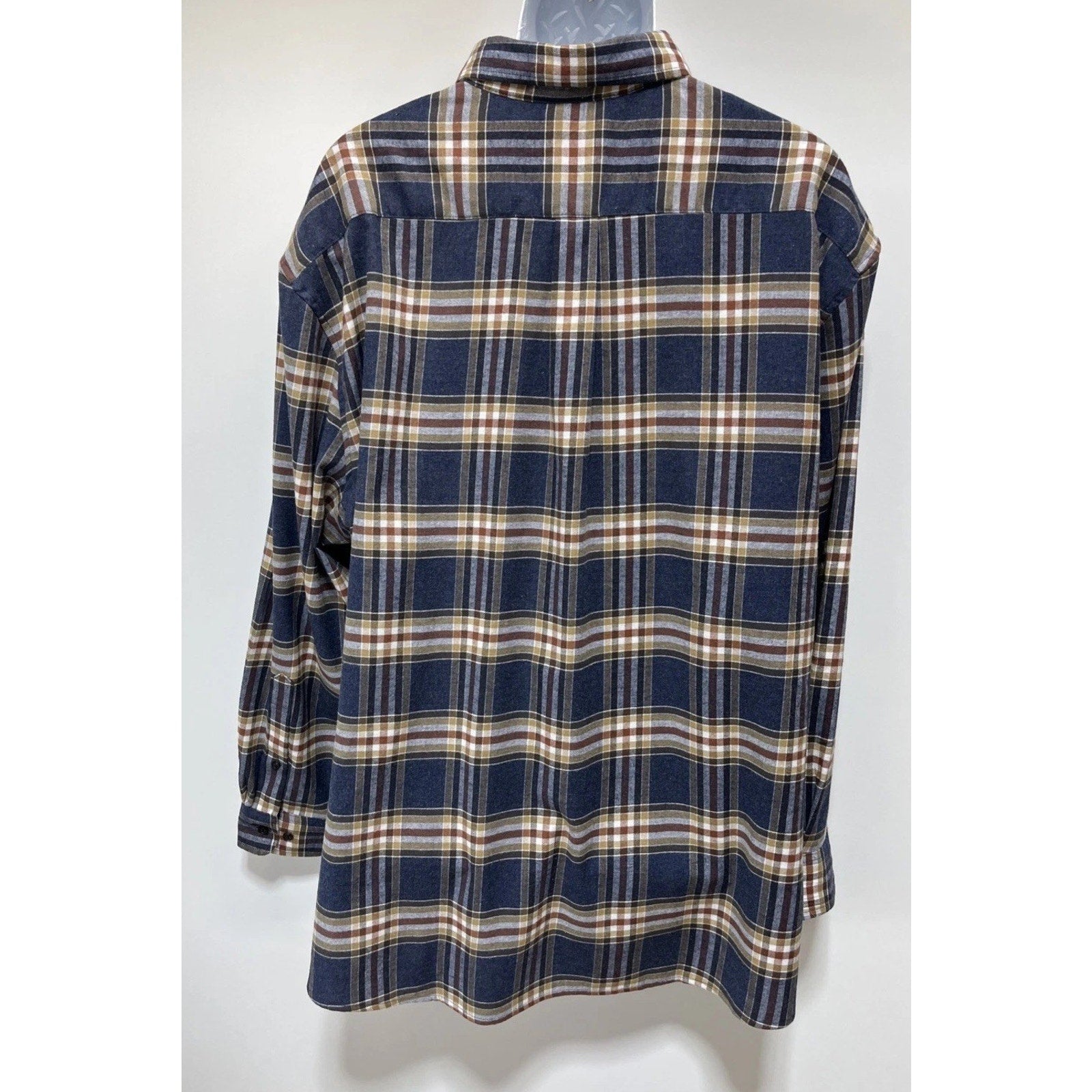 U.S. Polo Assn. Men's Shirt Flannel stretch plaid button collared NWT 2XLB