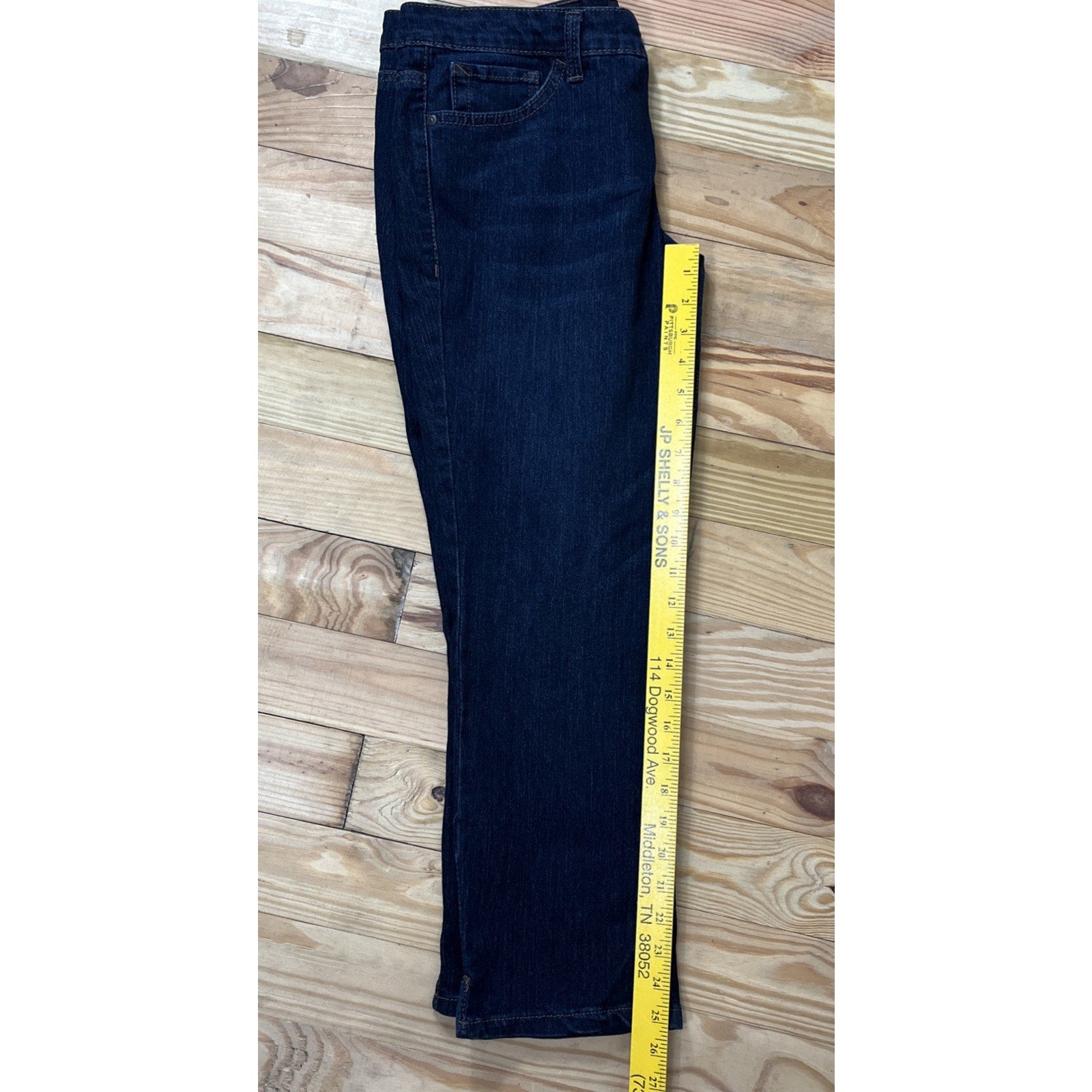 Nine West Jeans Women's Mid Rise Slim Crop Capri Blue Jeans Size 10/30