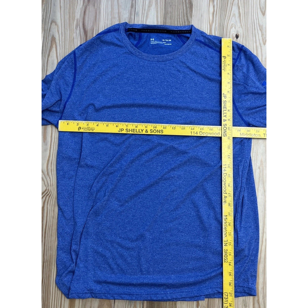 Under Armour Men's Threadborne Blend Crew Neck XL Fitted Heatgear LS Shirt