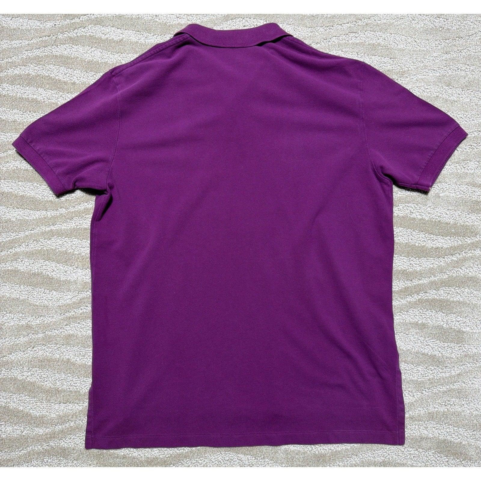 Vintage Polo Ralph Lauren Shirt Mens XL Purple Cotton Golf Rugby Polo Made USA