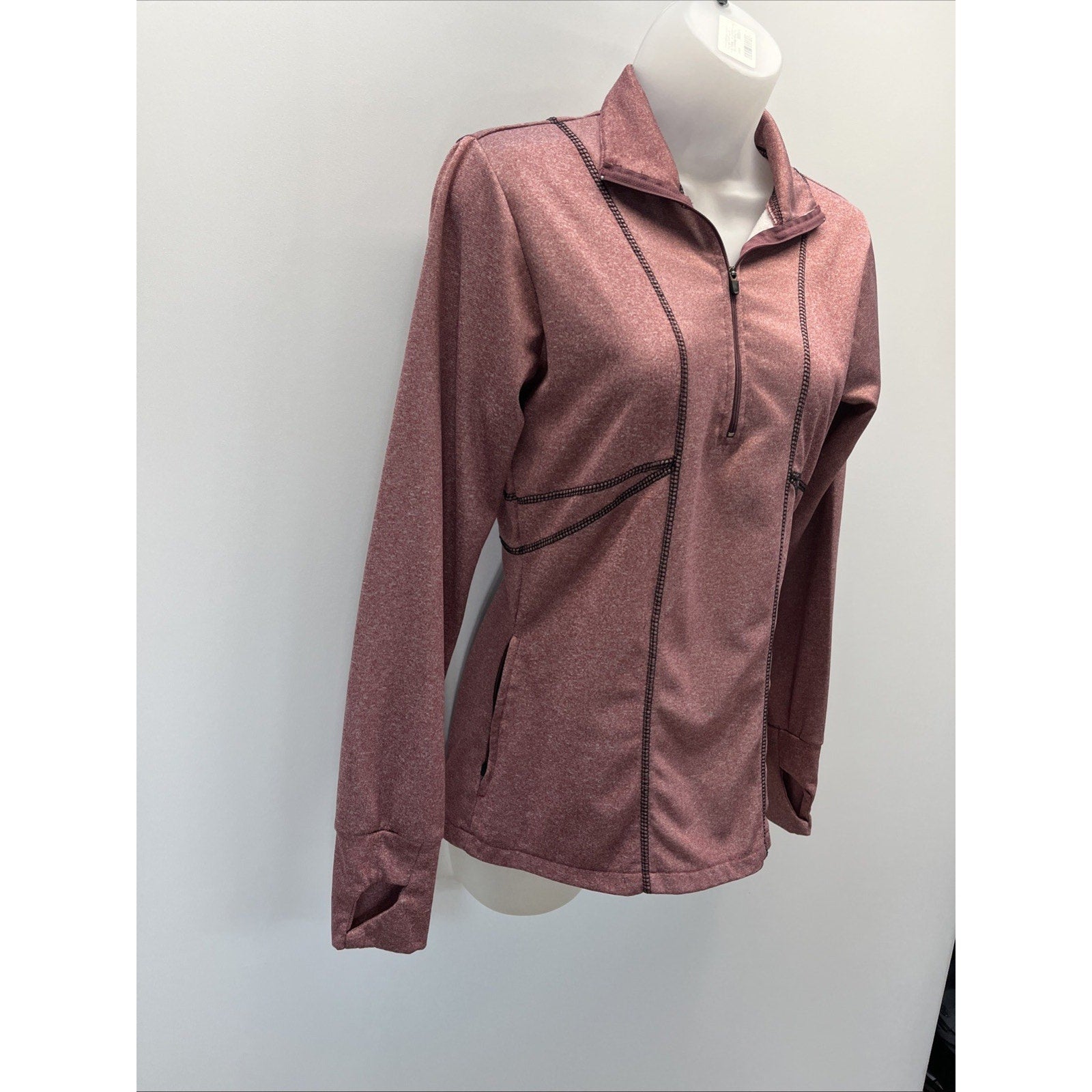 Arkansas Razorbacks grey 1/4 zip. size women's Small , J. America
