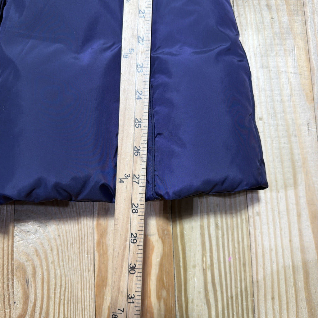 Larry Levine Puffer Jacket Duck Down Feather Filled Plum Purple Coat Size S