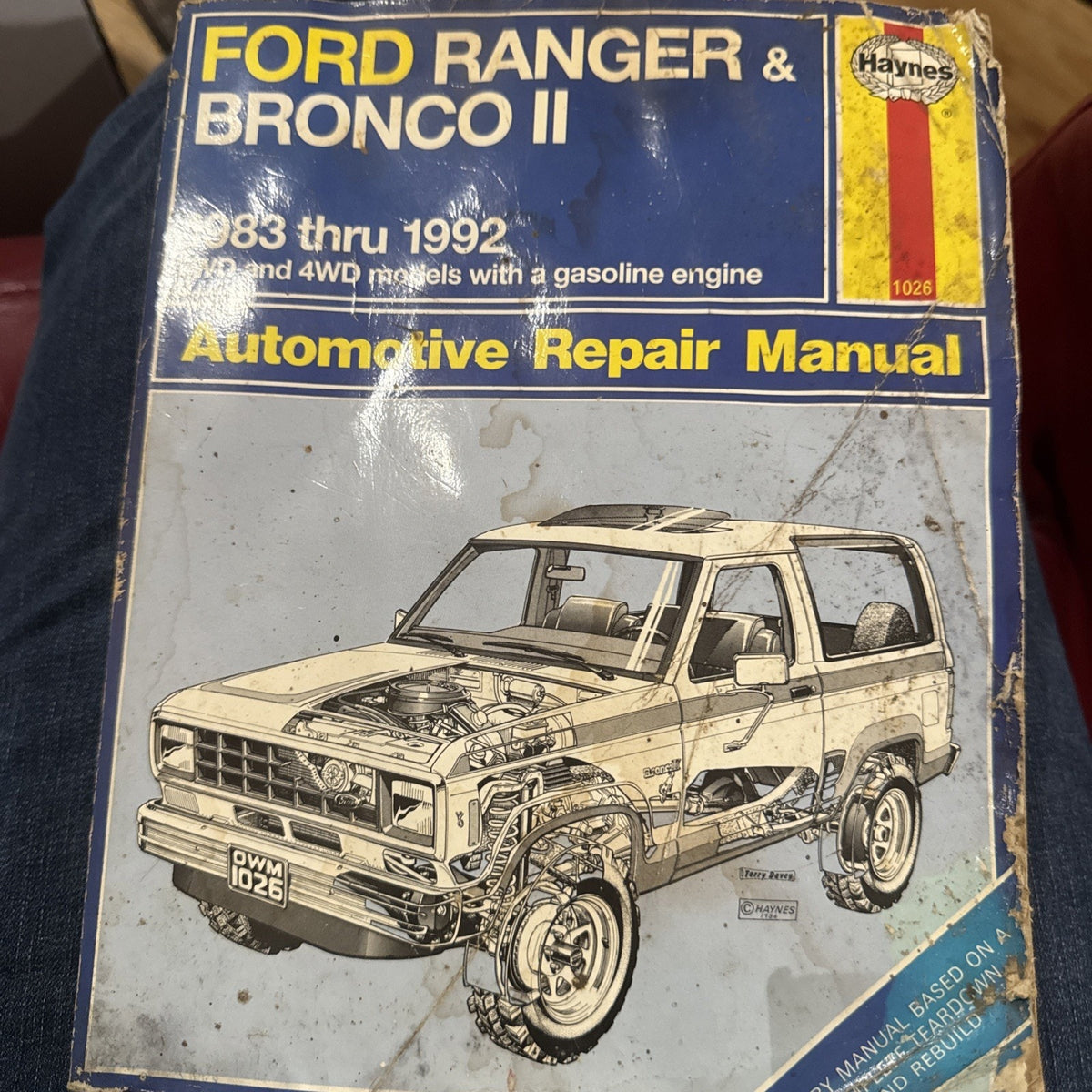 Haynes Ford Ranger Bronco II Owners Workshop Repair Manual 1983 1989 2WD 4WD
