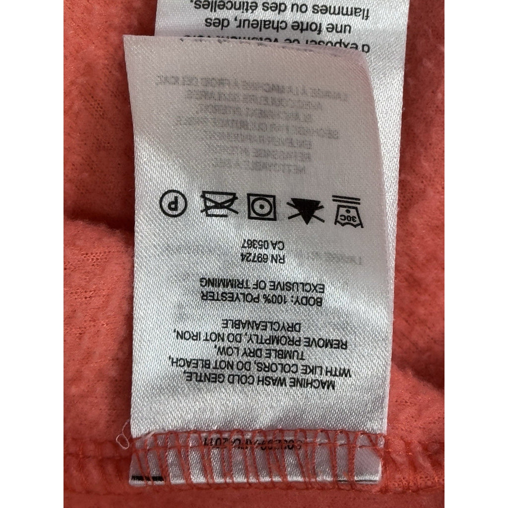 Columbia Sportswear Fleece Full Zip Salmon Pink Orange Size Women’s Medium Jkt