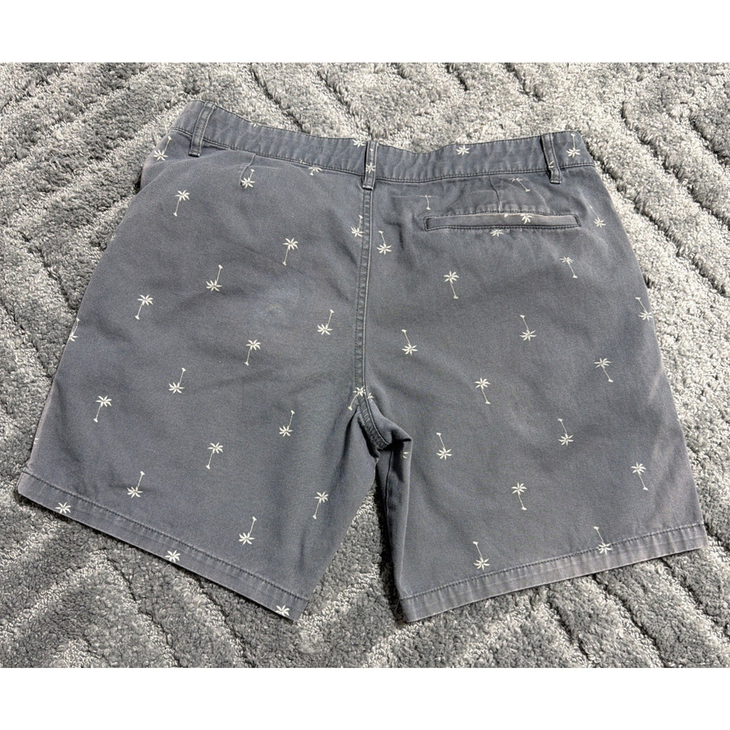 Disney Mickey Mouse x Junk Food Men's Palm Tree Gray Medium