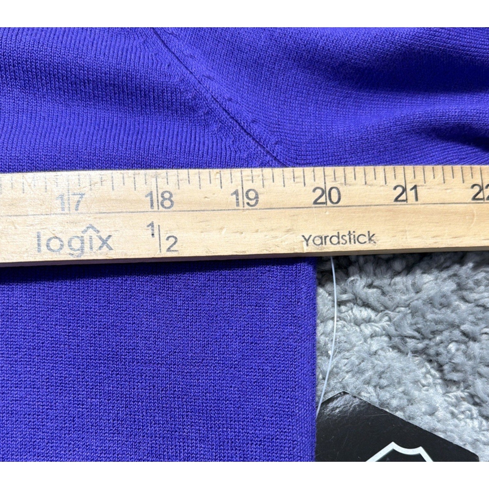 Vintage Rochelle California Purple Mock Neck Long Sleeve sweater size Small New